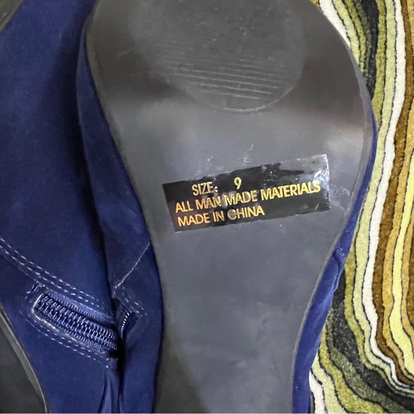 Velvet Platform Booties- NWOT - Picture 10 of 11